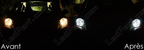 LED Luzes de presença (mínimos) branco xénon Peugeot 107