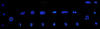 LED azul Autorrádio RD3 Peugeot 206 (>10/2002) Multiplex