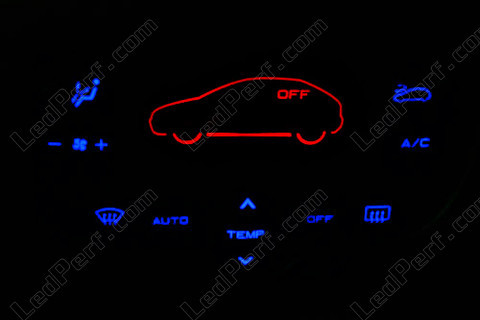 LED azul e vermelho Climatização Peugeot 206 (>10/2002) Multiplex