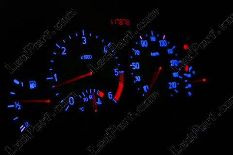 LED azul e vermelho Mostrador Peugeot 206 (>10/2002) Multiplex