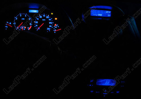 LED azul Painel de instrumentos Peugeot 206 (>10/2002) Multiplex