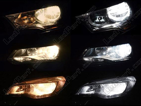 LED Luzes de cruzamento (médios) Peugeot 206 (<10/2002) (<10/2002) Tuning