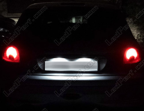 LED Chapa de matrícula Peugeot 206+