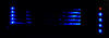 LED azul Carregador CD Blaupunkt Peugeot 207 azul