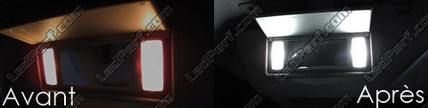 LED espelhos de cortesia Pala de sol Peugeot 3008