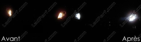 LED luzes de presença (mínimos) - Luzes de circulação diurna Peugeot 3008