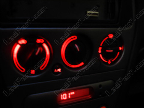 LED Ventilação Vermelho Peugeot 306