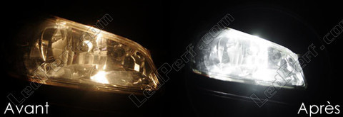 LED Luzes de presença (mínimos) branco xénon Peugeot 306