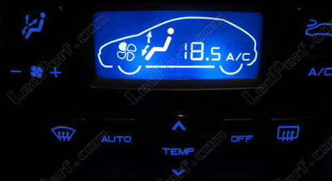 LED climatização automática azul Peugeot 307
