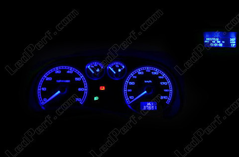 LED Painel de instrumentos azul Peugeot 307