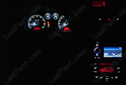 LED Painel de instrumentos Peugeot 307 Fase 2 T6 branco e vermelho