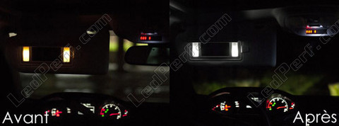 LED Espelhos de cortesia - pala - sol Peugeot 308 II