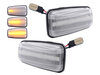 Piscas laterais sequenciais LED para Peugeot 406 - Versão transparente