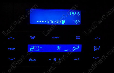 LED Iluminação Consola central azul Peugeot 406