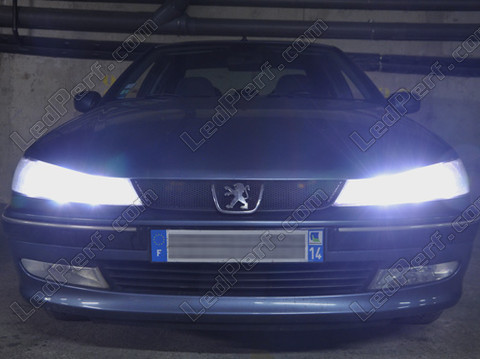 LED Luzes de estrada (máximos) Peugeot 406 Tuning