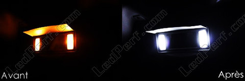 LED espelhos de cortesia Pala de sol Peugeot 407