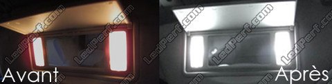 LED espelhos de cortesia Pala de sol Peugeot 5008