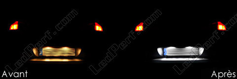 LED Chapa de matrícula Peugeot 607