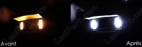 LED espelhos de cortesia Pala de sol Peugeot 607