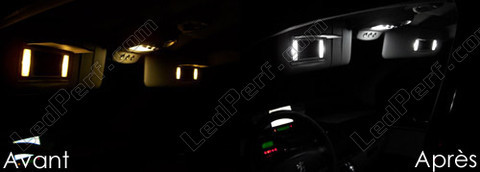 LED espelhos de cortesia Pala de sol Peugeot 807