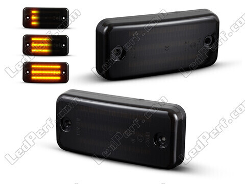 Piscas laterais dinâmicos LED para Peugeot Boxer II - Versão preta fumada