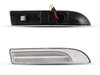 Conectores dos piscas laterais sequenciais LED para Porsche Panamera - versão transparente
