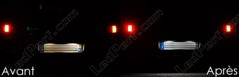 LED Chapa de matrícula Renault Clio 1