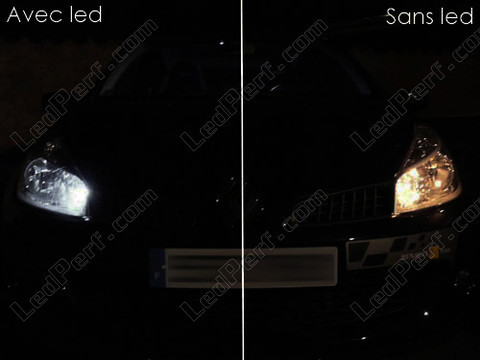 LED Luzes de presença (mínimos) branco xénon Renault Clio 3
