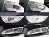 LED Piscas laterais Renault Express Van antes e depois