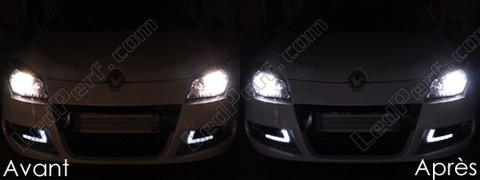 LED Luzes de cruzamento (médios) Renault Megane 3