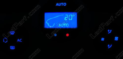 LED Climatização automática azul Renault Modus