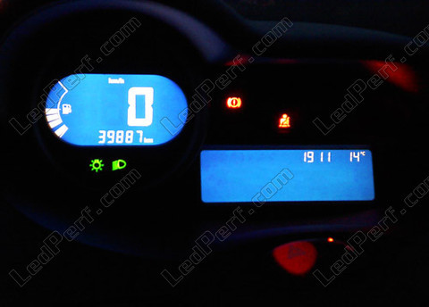 LED Painel de instrumentos azul Renault Twingo 2