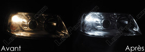 LED Luzes de presença (mínimos) branco xénon Seat Alhambra 7MS 2001-2010