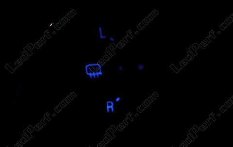 LED regulação retrovisores azul Skoda Fabia