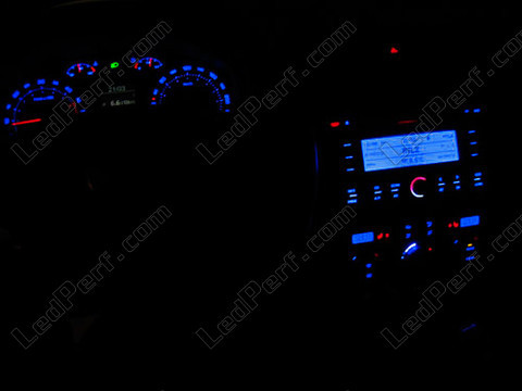 LED Painel de instrumentos azul Skoda Octavia 2