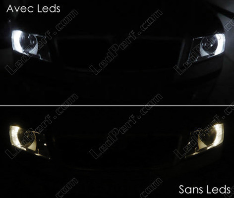LED Luzes de presença (mínimos) branco xénon Skoda Octavia 2