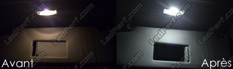 LED espelhos de cortesia Pala de sol Skoda Superb 3T