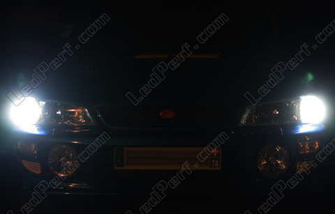 LED Luzes de presença (mínimos) branco xénon Subaru Impreza GC8