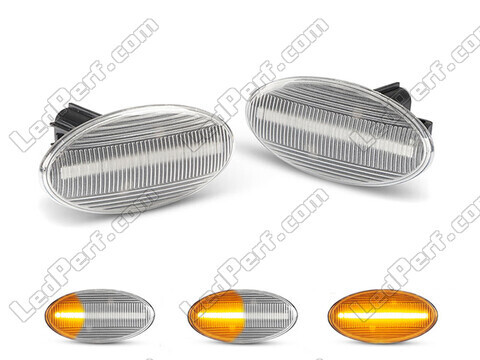 Piscas laterais sequenciais LED para Subaru Impreza GD/GG - Versão transparente