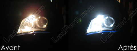 LED Luzes de presença (mínimos) branco xénon Subaru Impreza GD GG