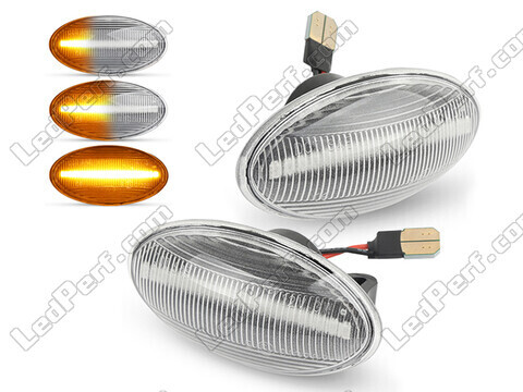 Piscas laterais sequenciais LED para Suzuki Jimny - Versão transparente