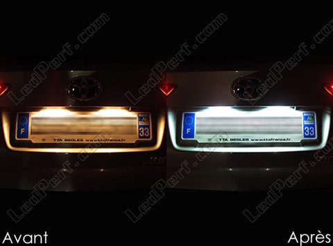 LED Chapa de matrícula Toyota Auris MK2 Tuning