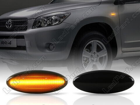 Piscas laterais dinâmicos LED para Toyota Rav4 MK3