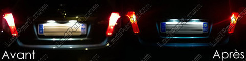 LED Chapa de matrícula Toyota Yaris 3