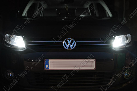LED Luzes de presença (mínimos) branco xénon Volkswagen Caddy
