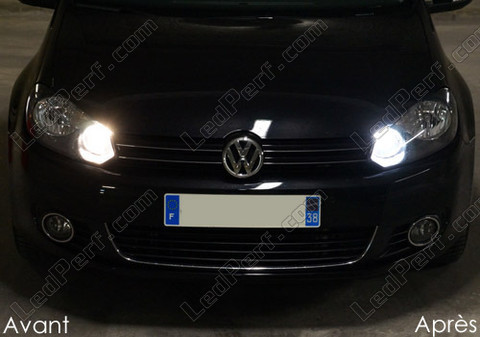 LED Luzes de circulação diurna - Luzes diurnas Volkswagen Golf 6