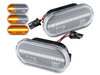 Piscas laterais sequenciais LED para Volkswagen Polo 6N / 6N2 - Versão transparente