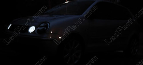 LED Luzes de presença (mínimos) branco xénon Volkswagen Polo 4 (9N1)