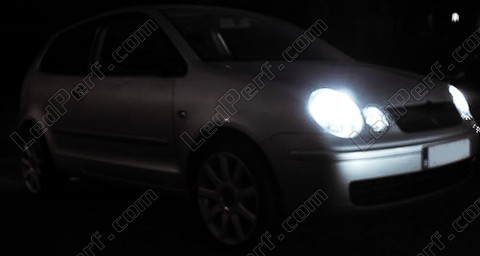 LED Luzes de presença (mínimos) branco xénon Volkswagen Polo 4 (9N1)