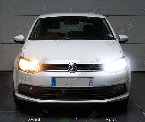 Luzes de cruzamento (médios) LED Volkswagen Polo 6R 6C1